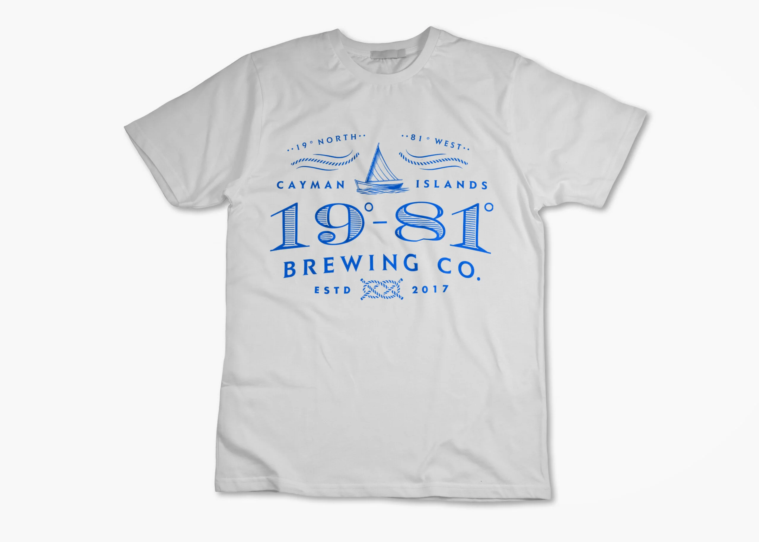 19-81 white blue t-shirt - 1981 Merch Tee6